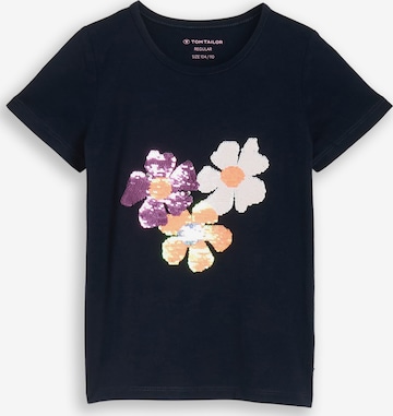 TOM TAILOR T-Shirt in Blau: Vorderseite