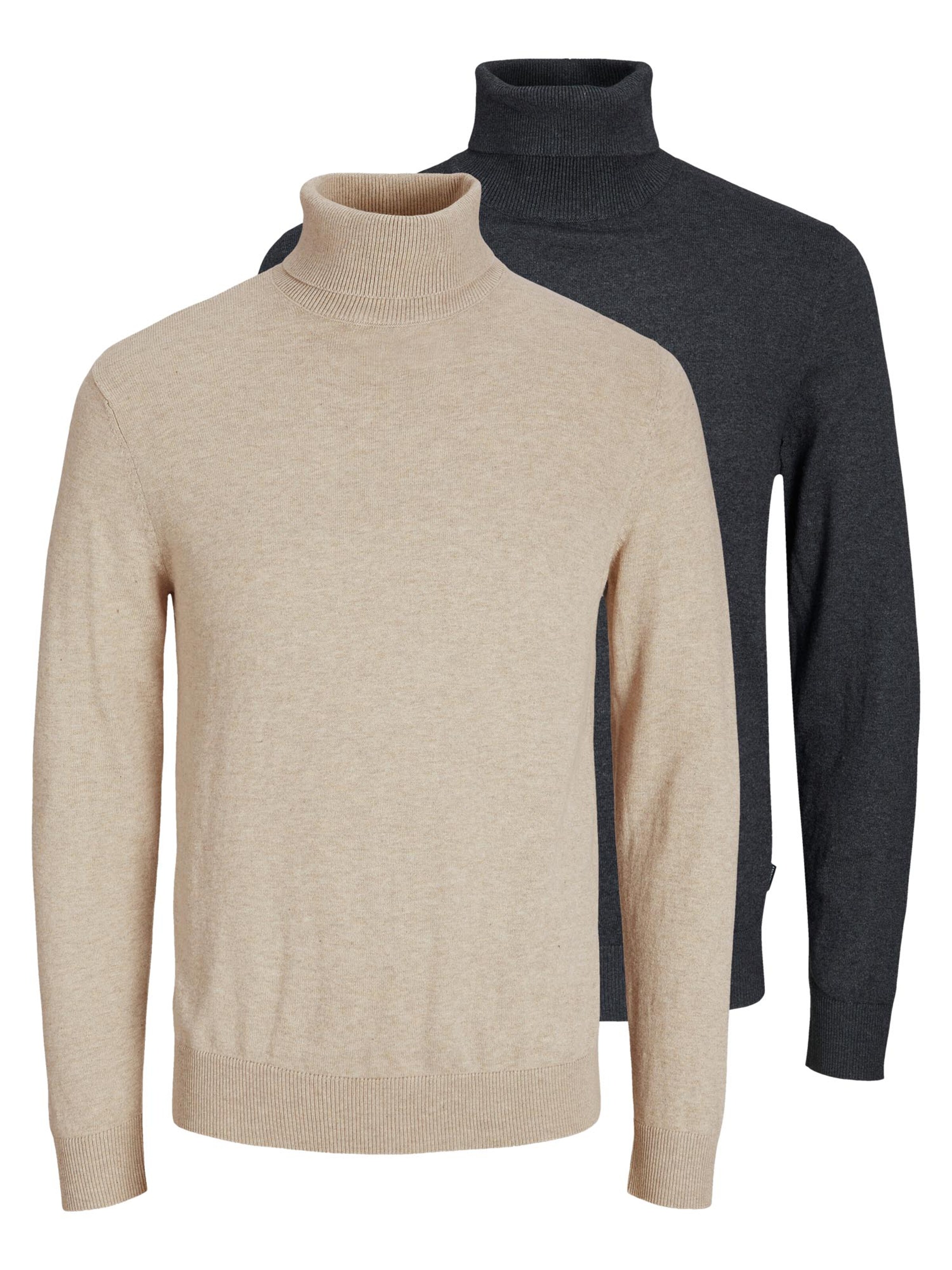 JACK & JONES Sweater 'Emil Knit' in S in Smoke grey, Item view
