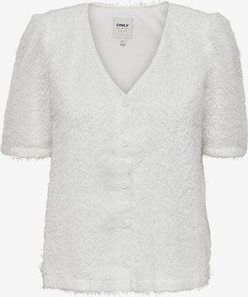 ONLY Блуза 'Lola-Vizeta' в бяло: отпред