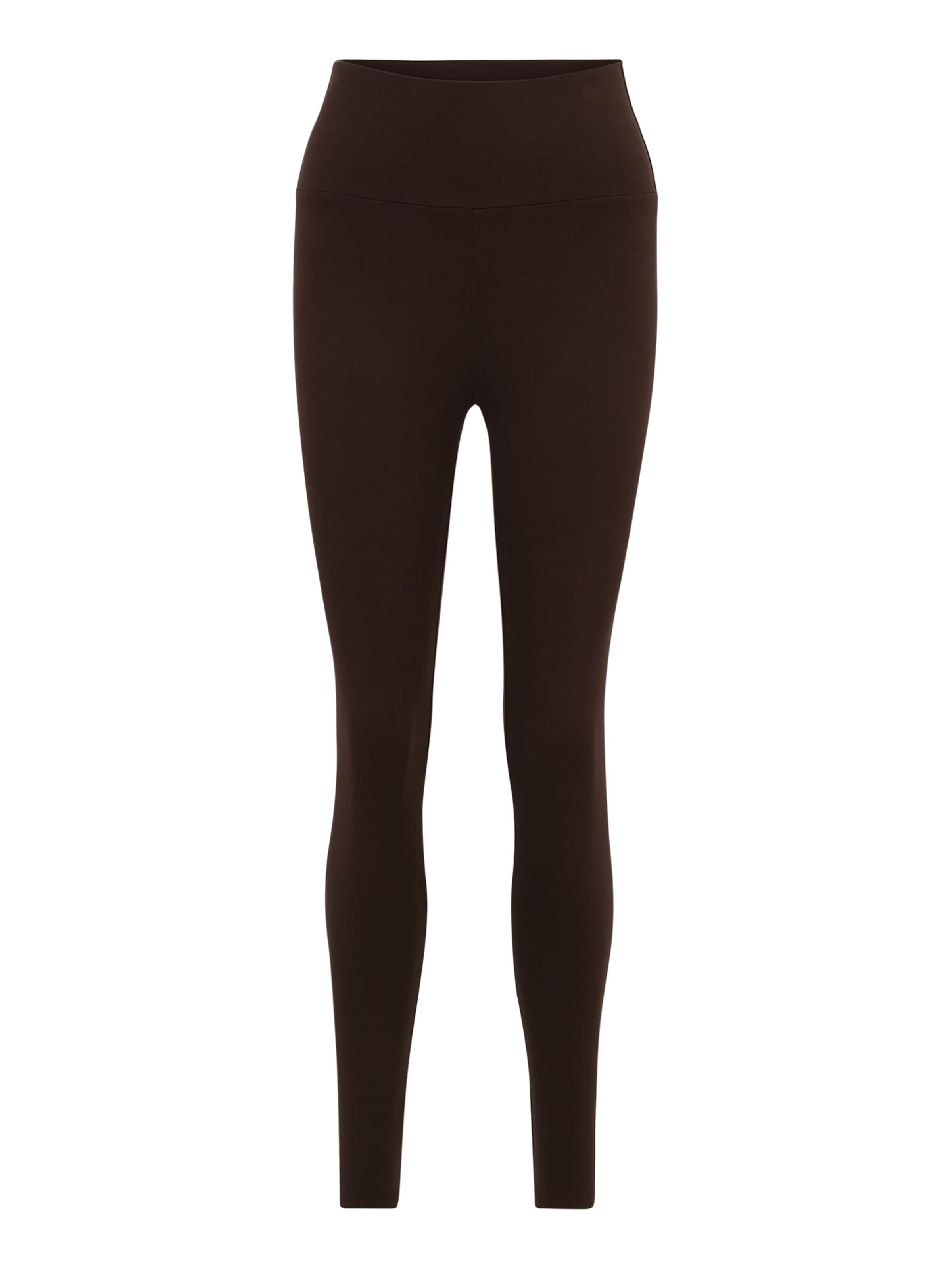 Les Lunes Skinny Leggings 'Luna' i brun: forside