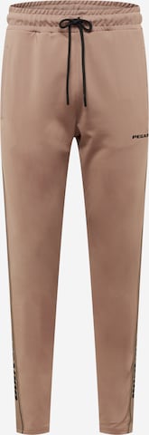 Pegador Slim fit Pants in Brown: front