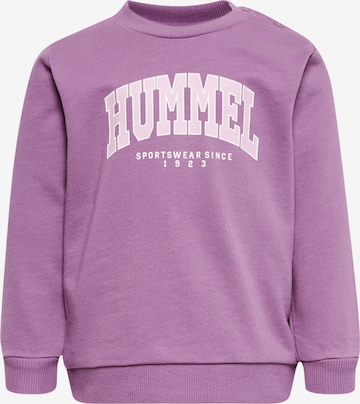 Hummel Athletic Sweatshirt in Purple: front