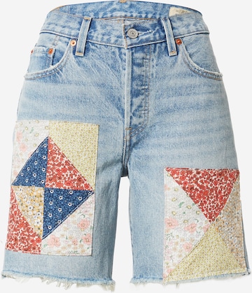 LEVI'S ® Jeans '501® 90s Short' i blå: forside