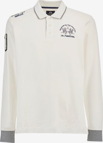 Maglietta di La Martina in bianco: frontale