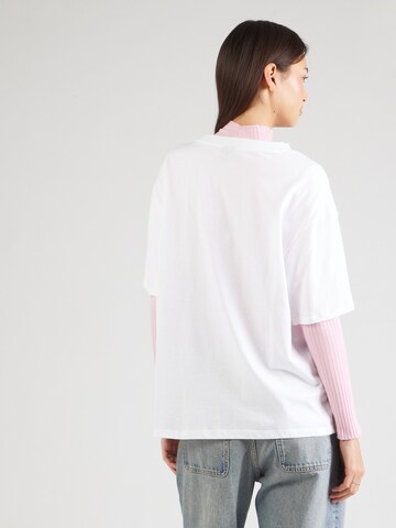 Maglietta 'PCPALOMA' di PIECES in bianco