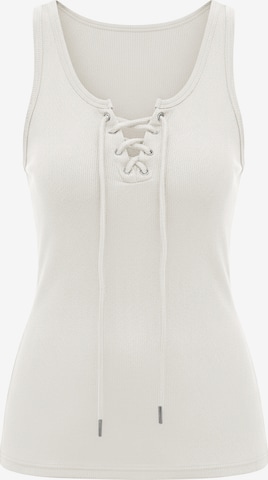 Imily Bela - Top en blanco: frente