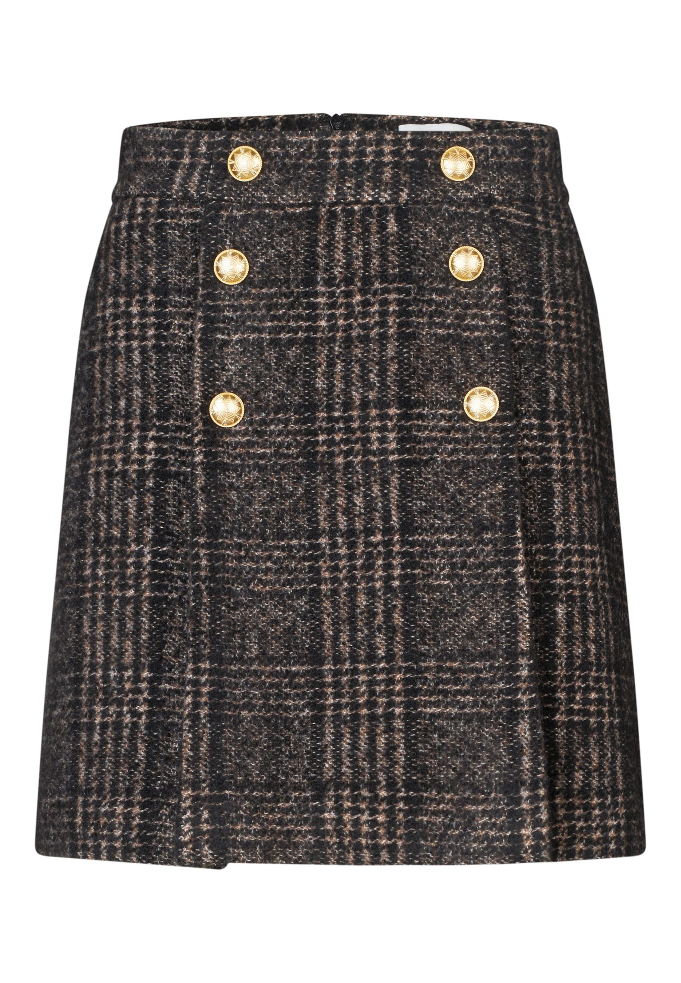 Fustă de la Dea Kudibal pe negru: față