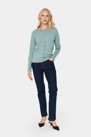 SAINT TROPEZ Strickjacke in Grün
