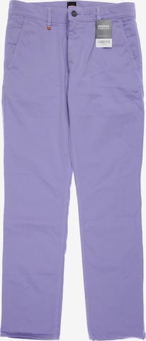 BOSS Orange Pants in 32 in Purple: front