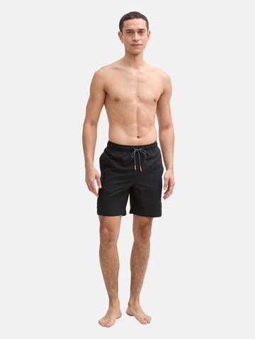 TOM TAILOR Swimming shorts in Black