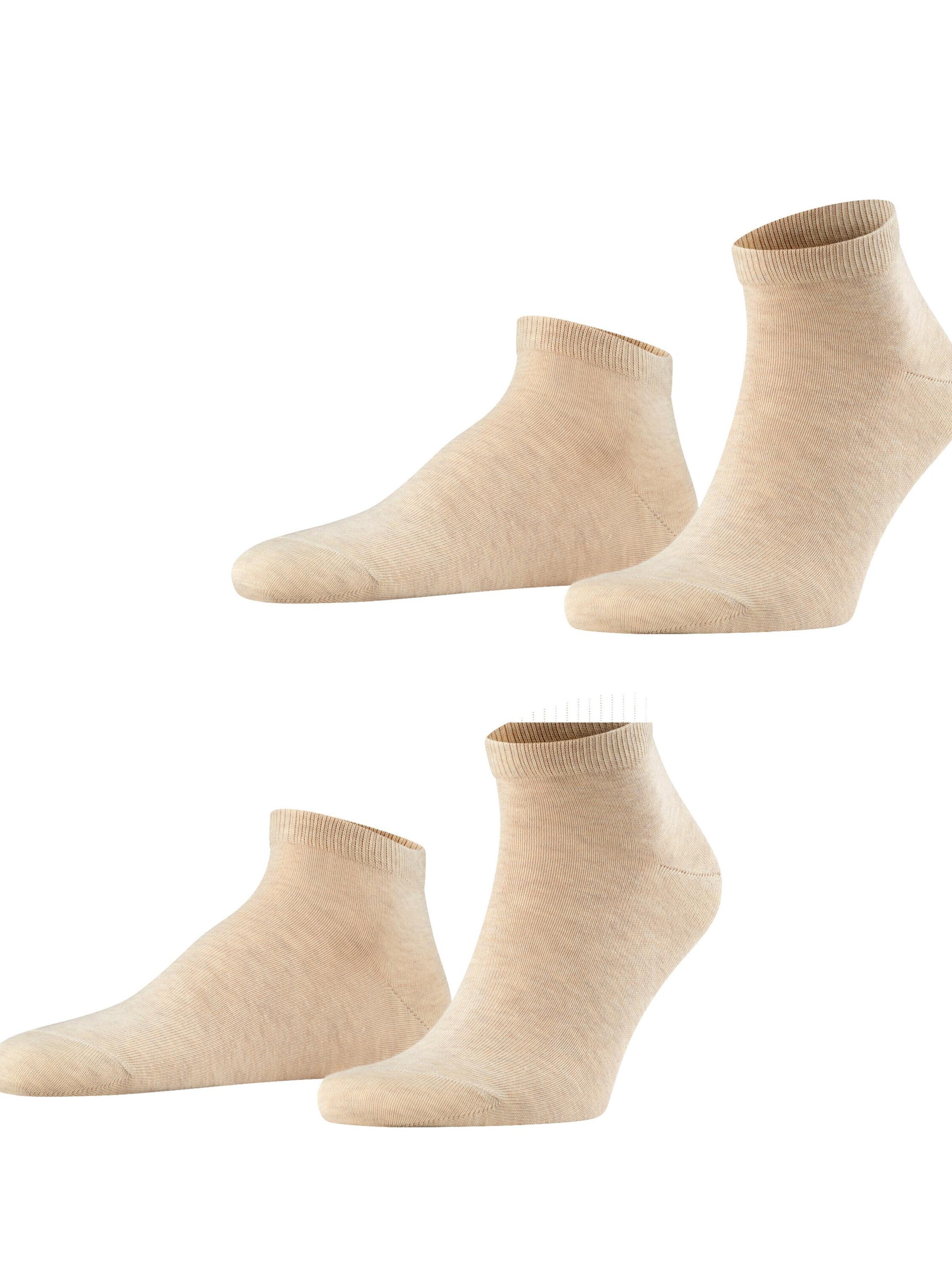 FALKE Socks 'Happy 2-Pack' in Beige: front