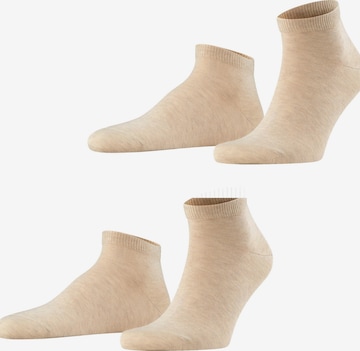 FALKE Socks 'Happy 2-Pack' in Beige: front