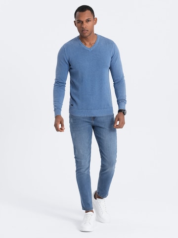 Ombre Pullover 'OM-Swos-0108' in Blau