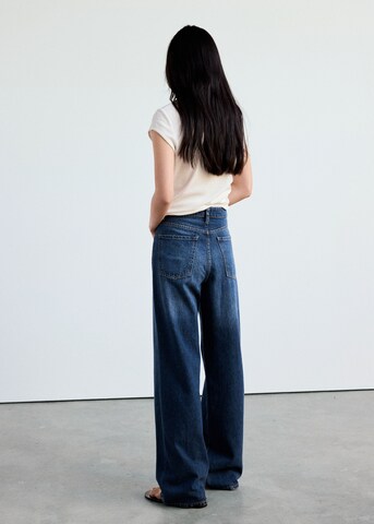 MANGO Wide leg Jeans 'DANILA' in Blue