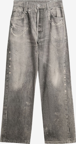 Bershka Džíny – černá: přední strana