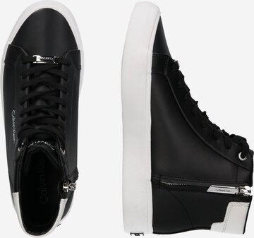 Calvin Klein High-Top Sneakers in Black