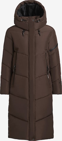 khujo Mantel ' SONJE6 ' in Braun: Vorderseite