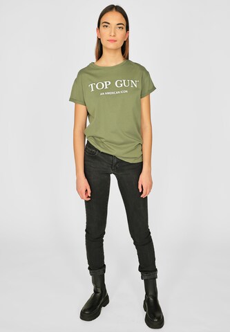 TOP GUN Shirt ' ' in Groen