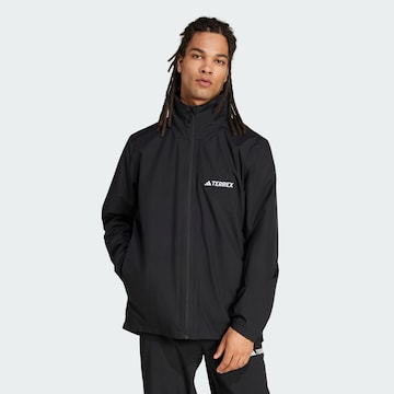 ADIDAS TERREX Куртка в спортивном стиле 'Essentials' в Черный: спереди