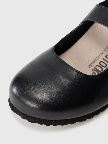BIRKENSTOCK Ballet Flats with Strap 'Santa Clarita LENA' in Black