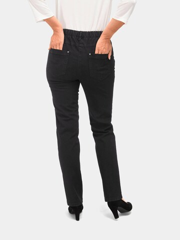 Goldner Regular Jeans 'Louisa' in Zwart