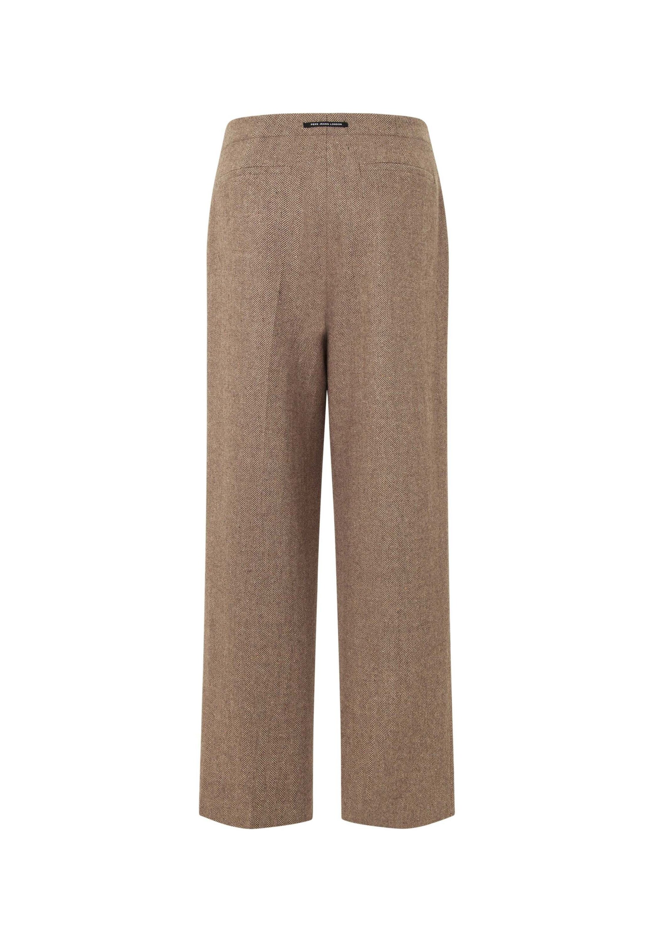 Pepe Jeans Loosefit Bandplooibroek 'DOLLY' in Beige