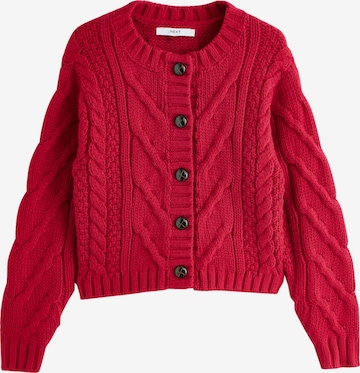 Next Strickjacke in Rot: Vorderseite