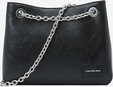 Calvin Klein Jeans - Mala de ombro em preto: frente