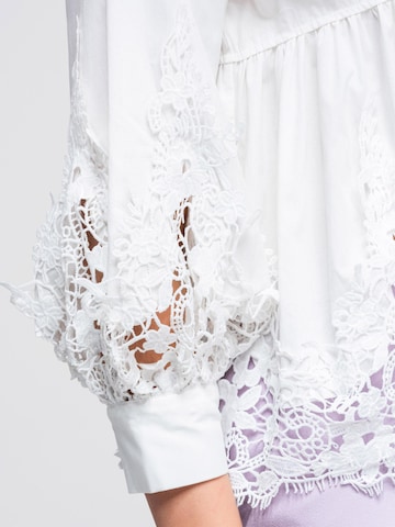 Ombre Bluse‌‌‌‌‌‌‌‌‌‌ in Weiß