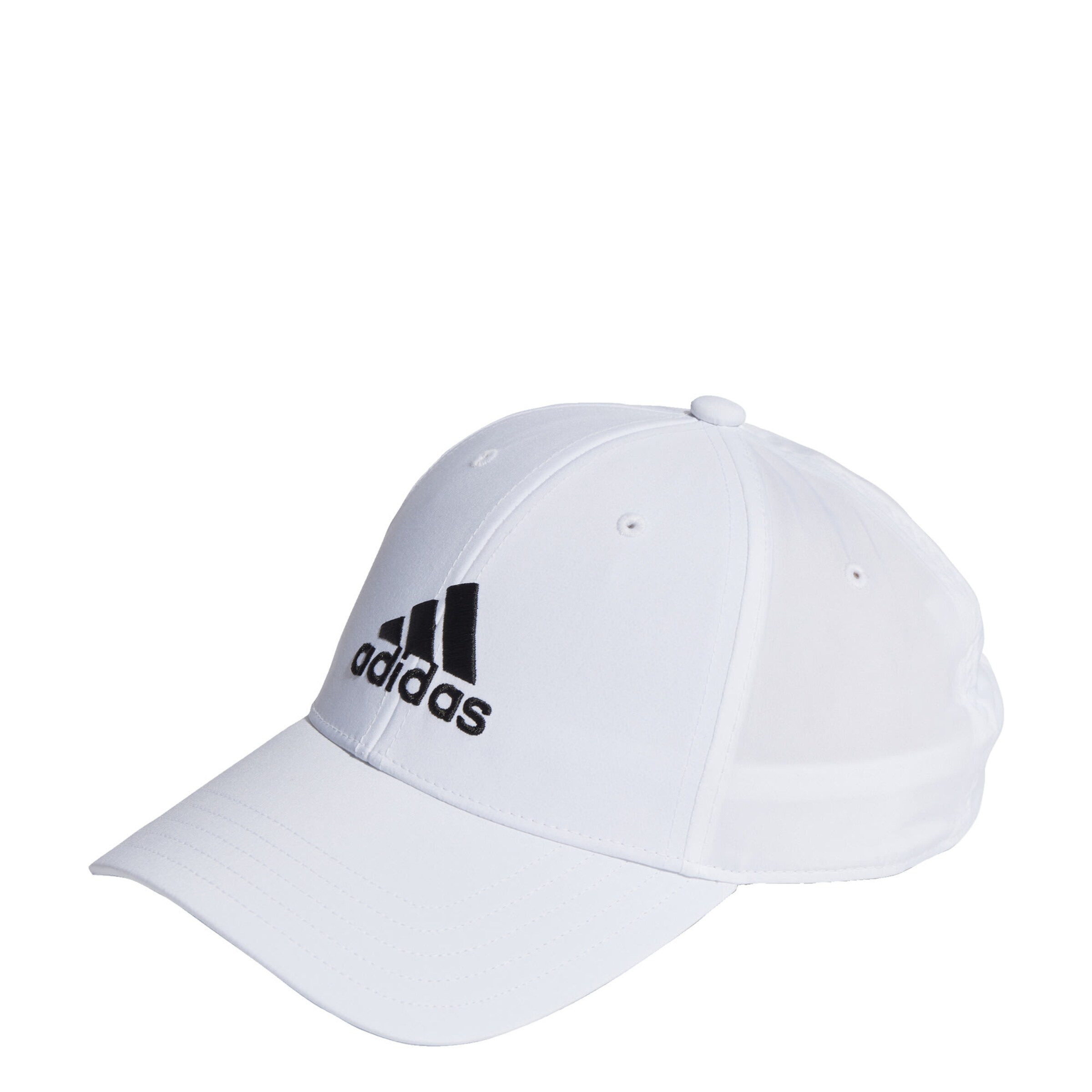 ADIDAS SPORTSWEAR Sportcap 'Embroidered Logo Lightweight Baseball' in Weiß: Vorderseite