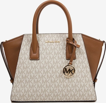 Borsa a mano 'Avril Small Top-Zip Satchel' di Michael Kors in beige: frontale
