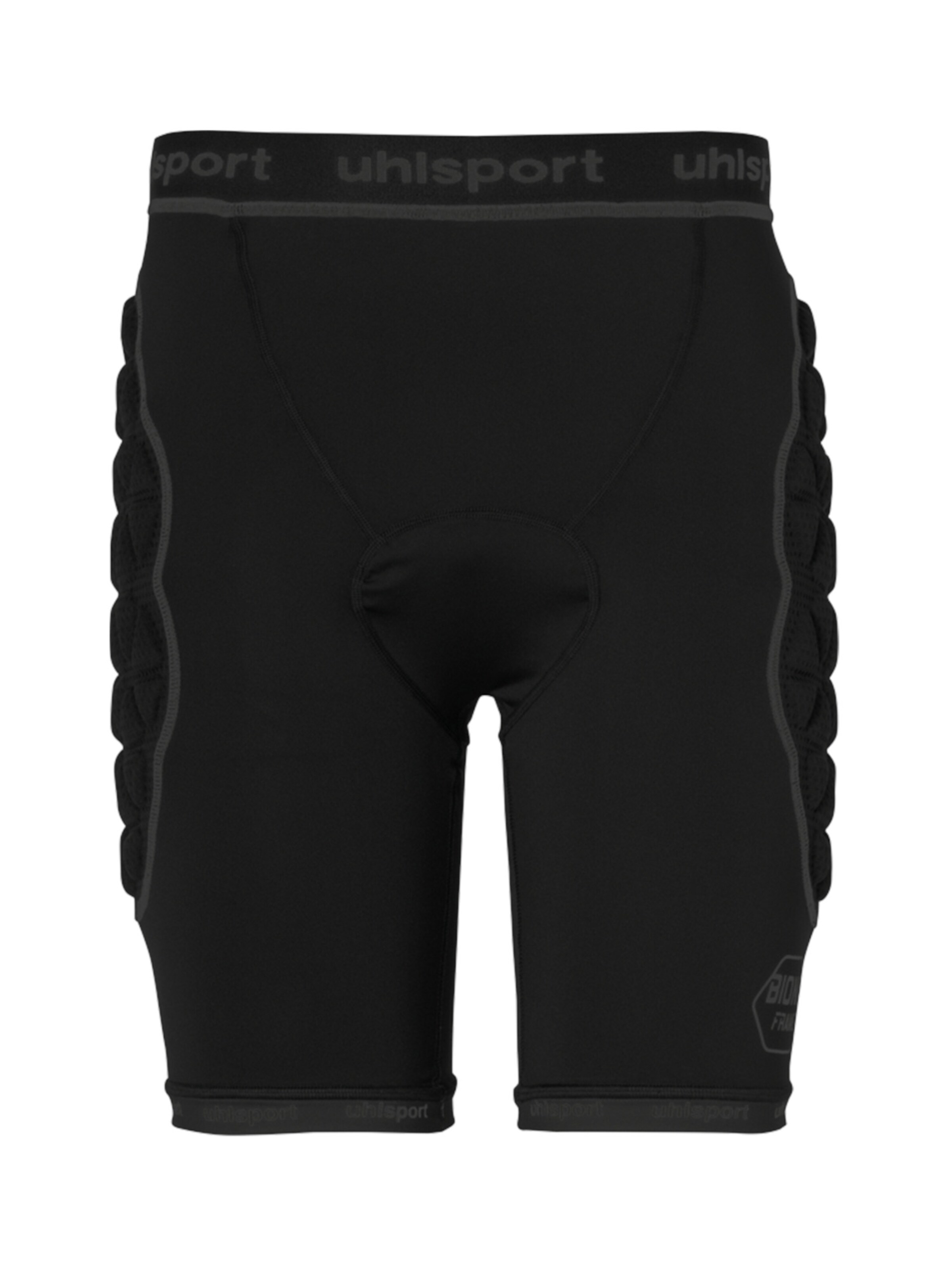 UHLSPORT Slim fit Workout Pants in Black: front