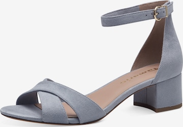 Tamaris - Sandalias en azul: frente