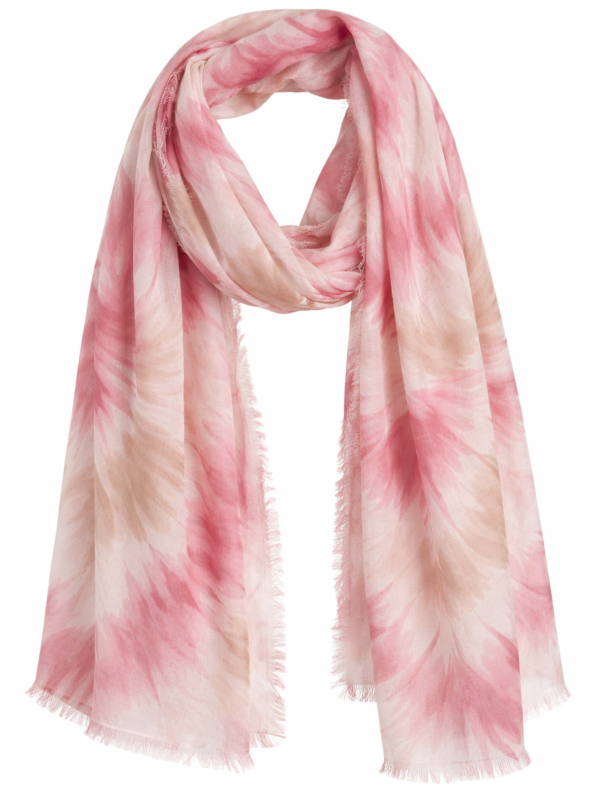 COLLEZIONE ALESSANDRO Schal 'Batik'‌‌ in Pink: Vorderseite
