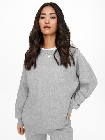 ONLY Sweatshirt 'Every' in Grau: predná strana