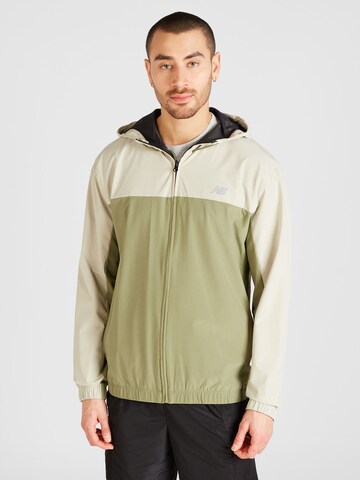 Veste de sport new balance en vert : devant