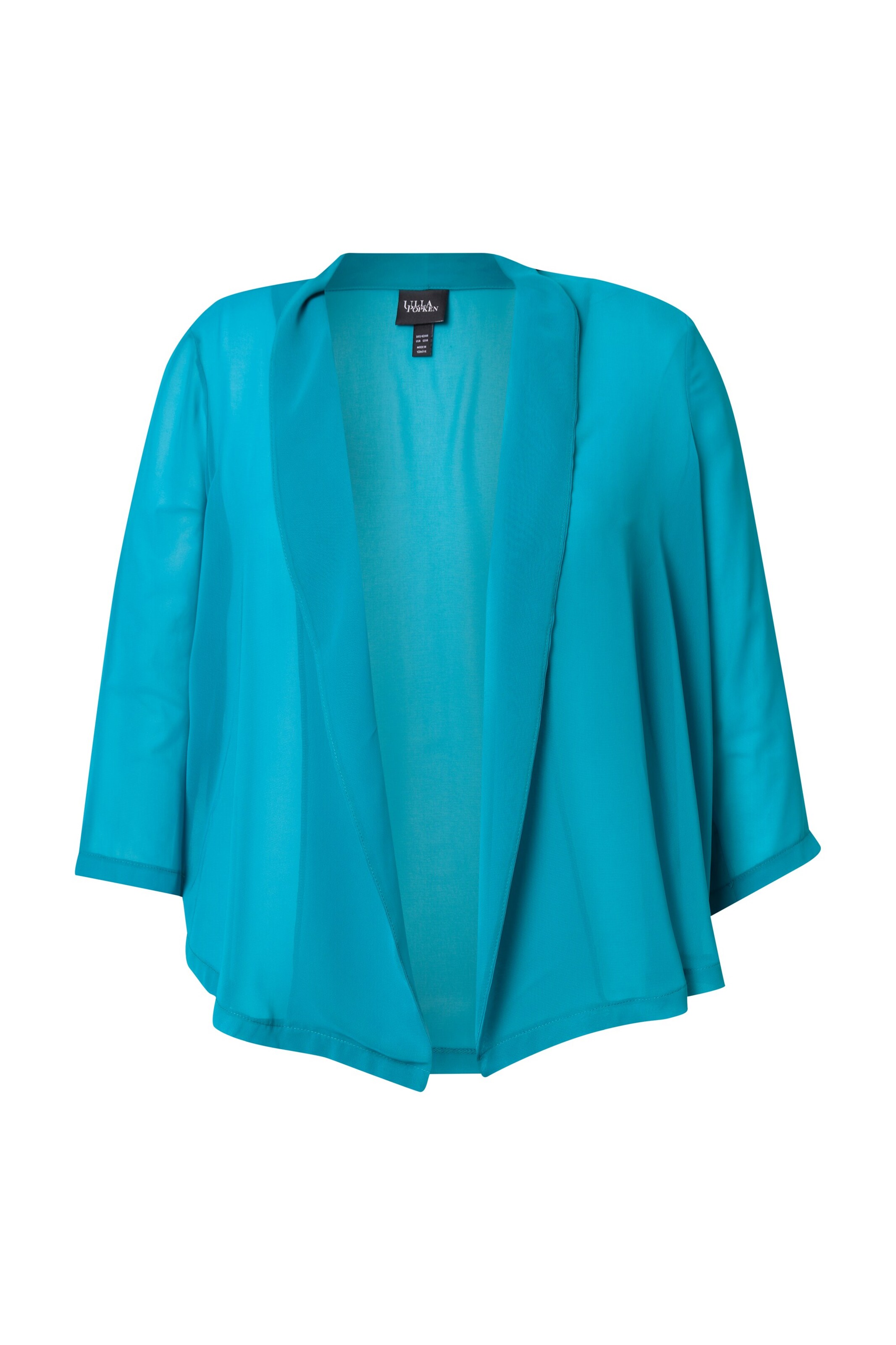 Ulla Popken Tussenjas in Blauw: voorkant