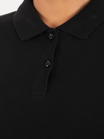 Smilodox Poloshirt ' Soreya ' in Schwarz