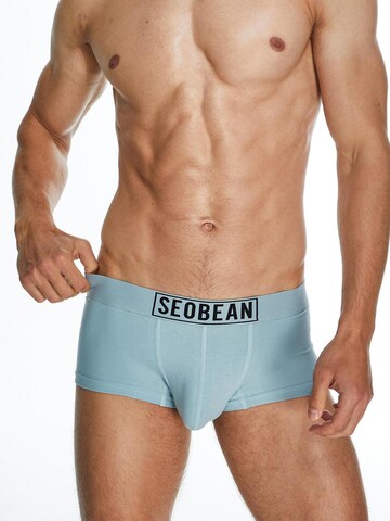 SEOBEAN Boxershorts 'Solid' in Blau: Vorderseite