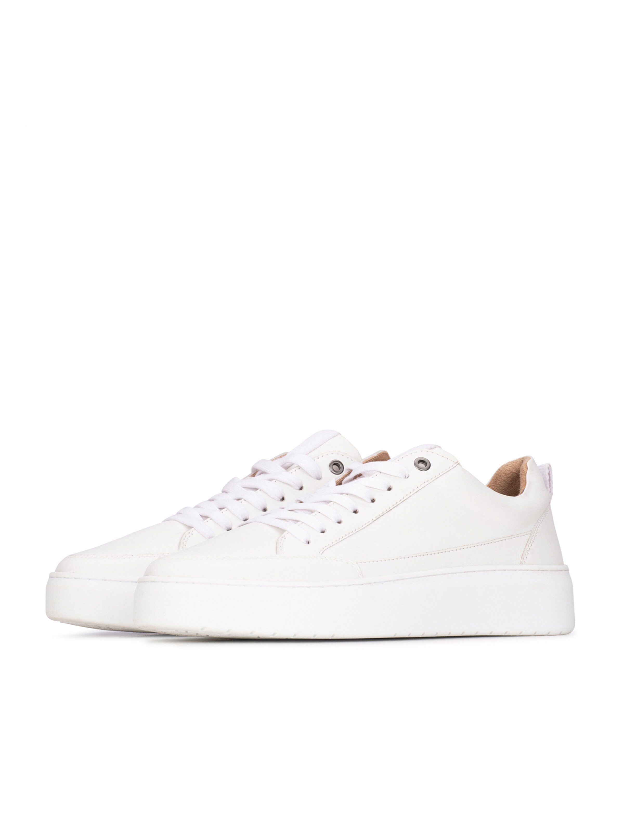 Baskets basses 'ENZO' PS Poelman en blanc