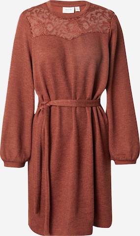 VILA - Vestido de punto 'VIEMMY' en rojo: frente