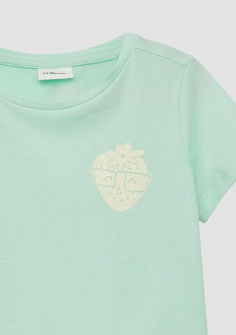 T-Shirt s.Oliver en vert