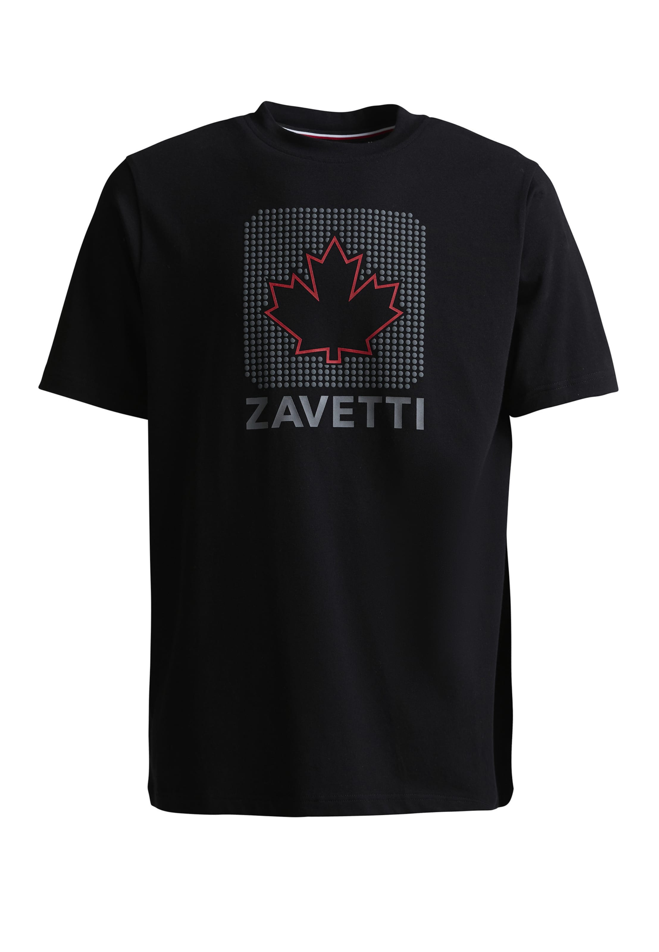 T-Shirt 'Alvo' Zavetti Canada en noir : devant