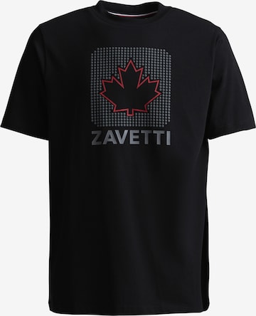 T-Shirt 'Alvo' Zavetti Canada en noir : devant