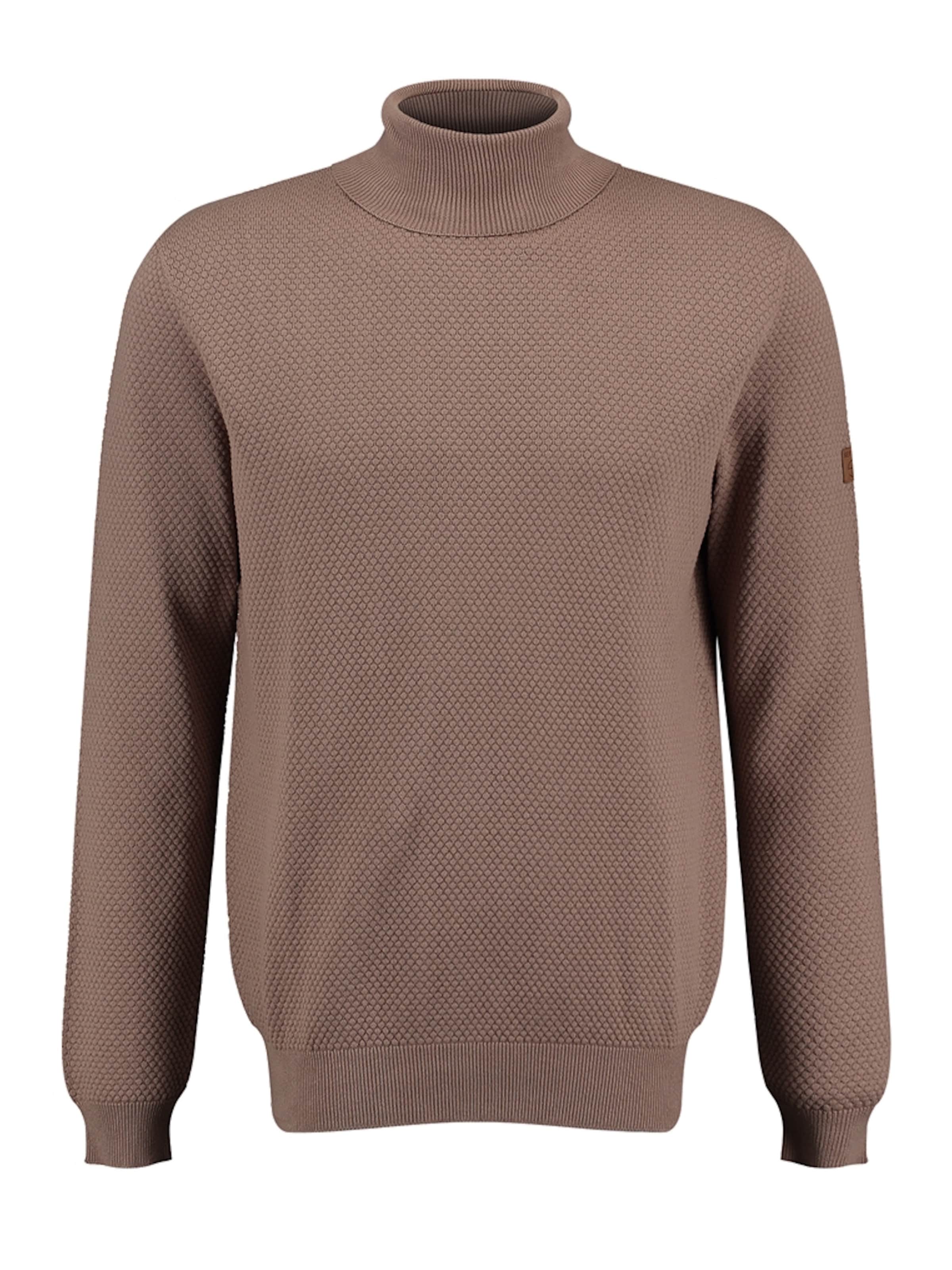 Key Largo Pullover 'Award' i brun: forside