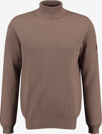 Key Largo Pullover 'Award' i brun: forside
