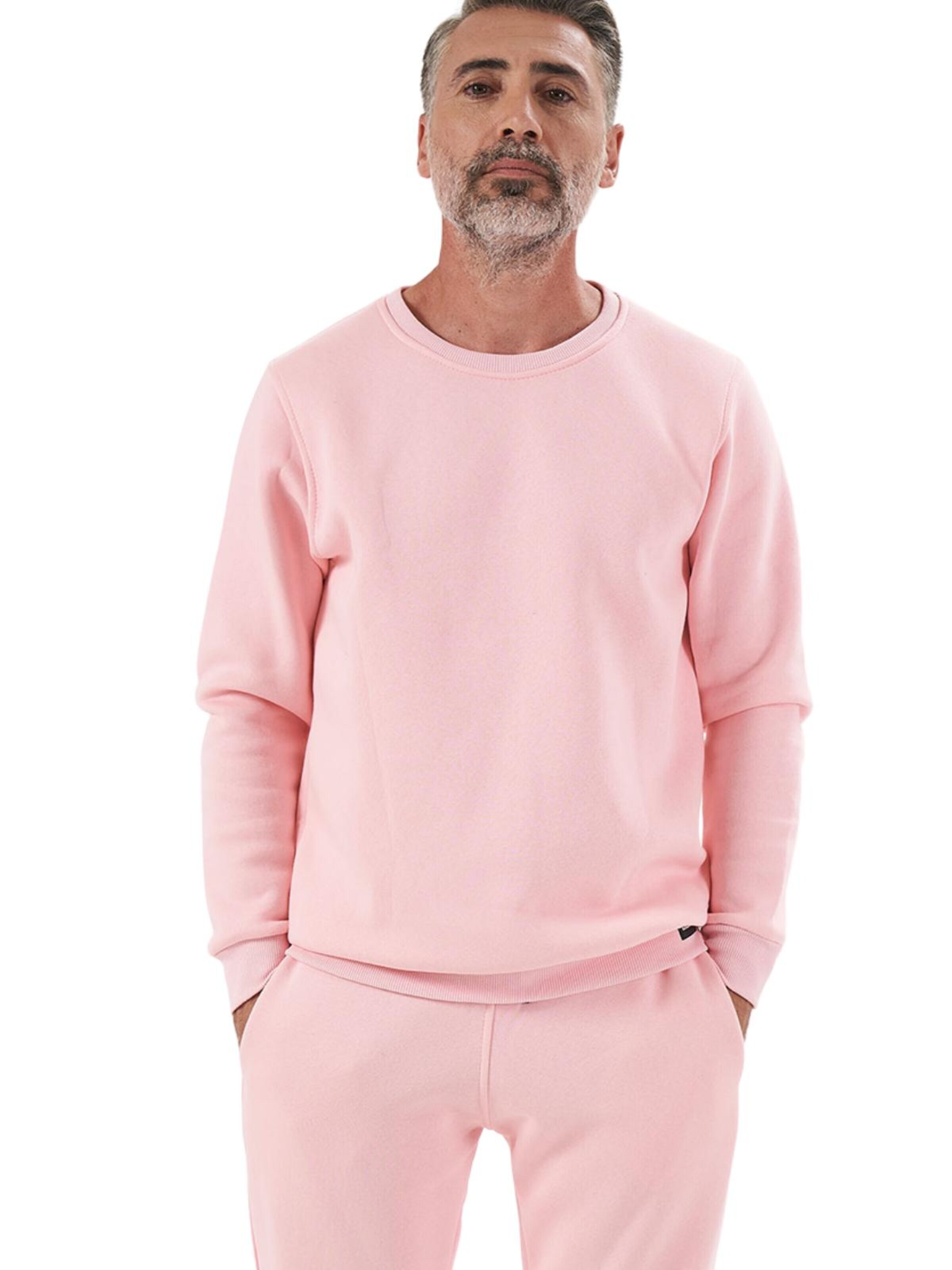 LOUIS LECLER Sweatshirt 'Carter' in Roze