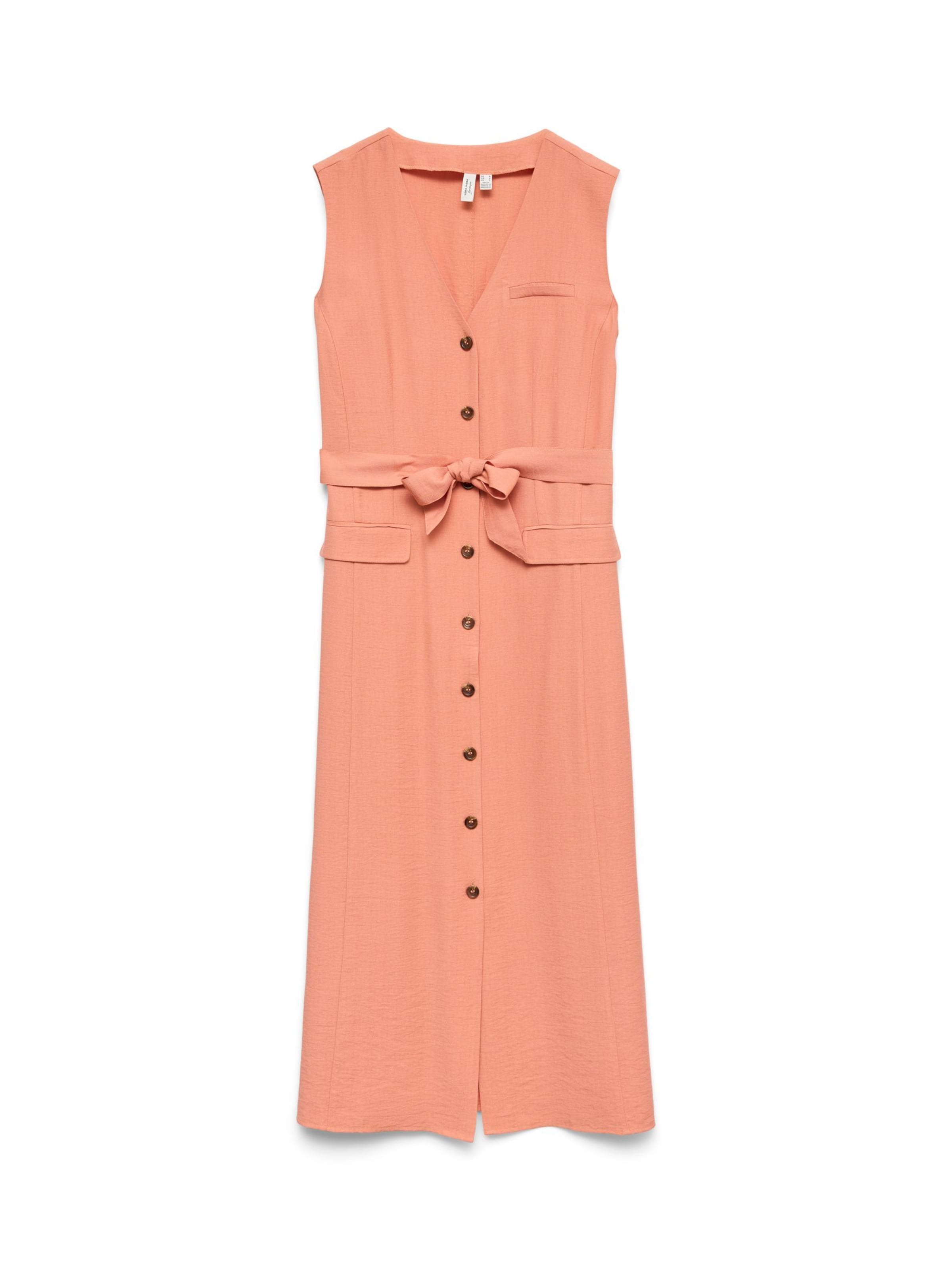 VERO MODA - Vestido camisero 'VMJaylin' en naranja: frente