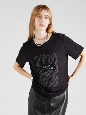 T-shirt s.Oliver en noir : devant