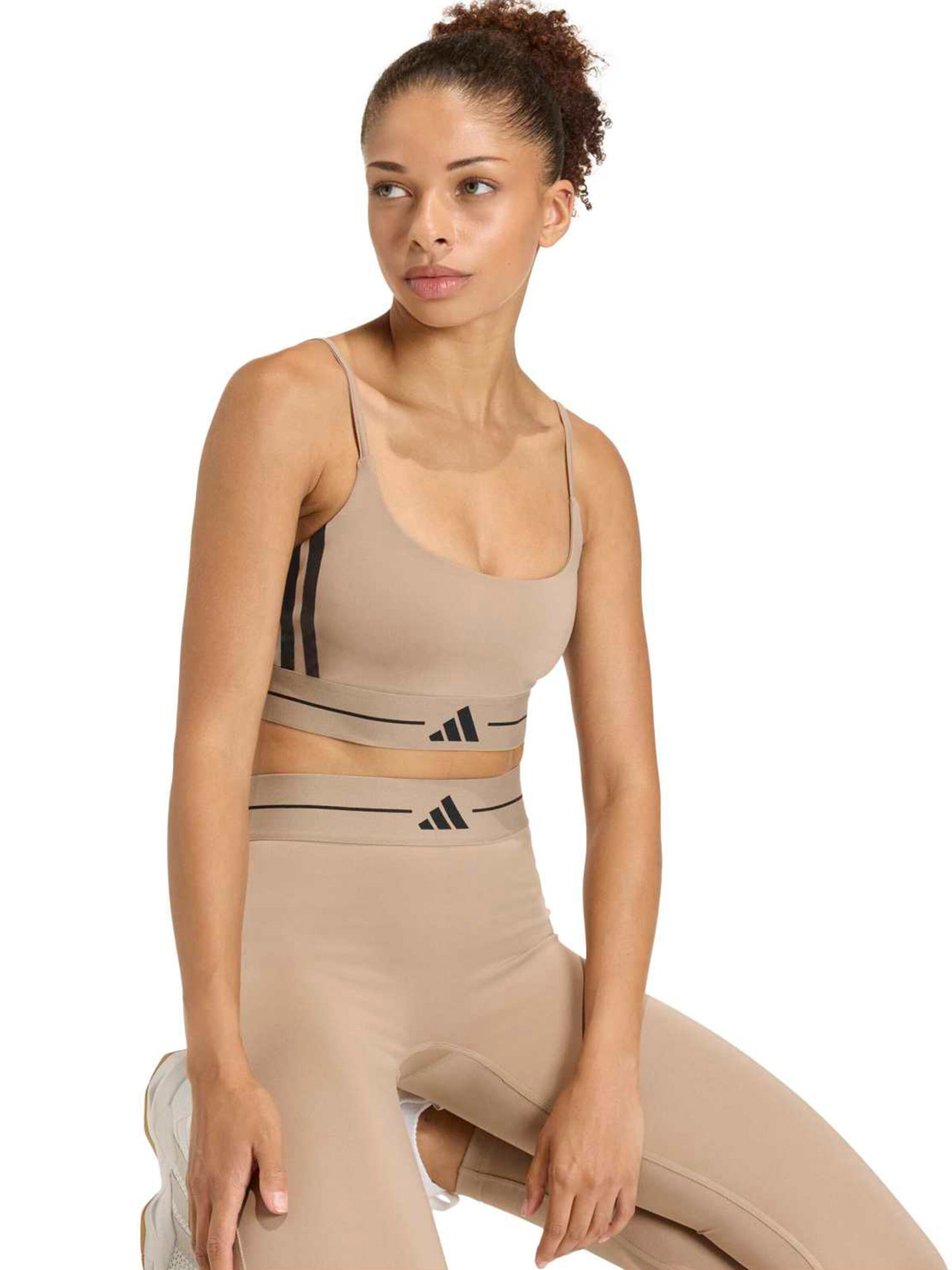 ADIDAS PERFORMANCE Bustier Sport bh 'HYG' in Bruin